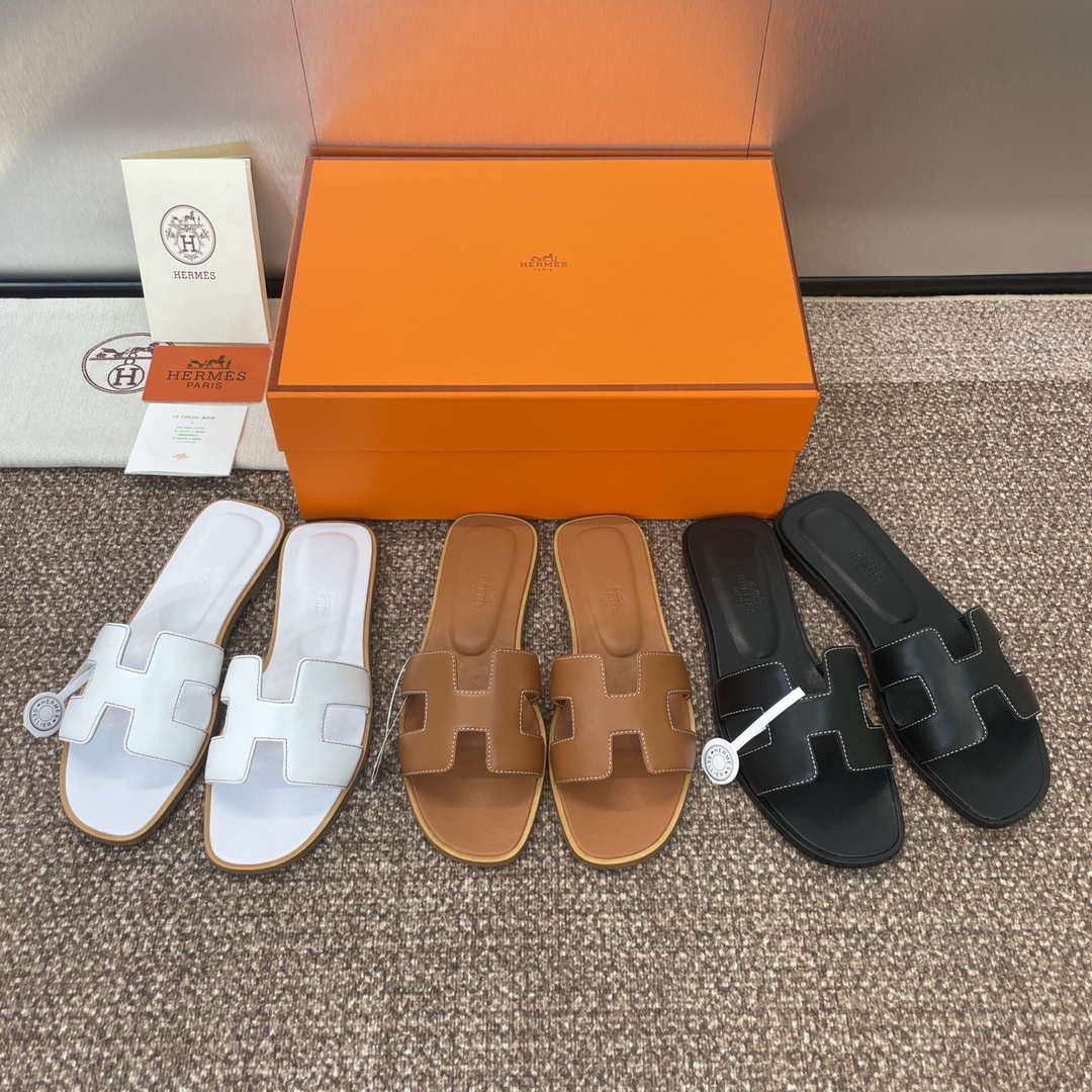 Hermes H021056Zv03340 Women Oran Sandal H33617