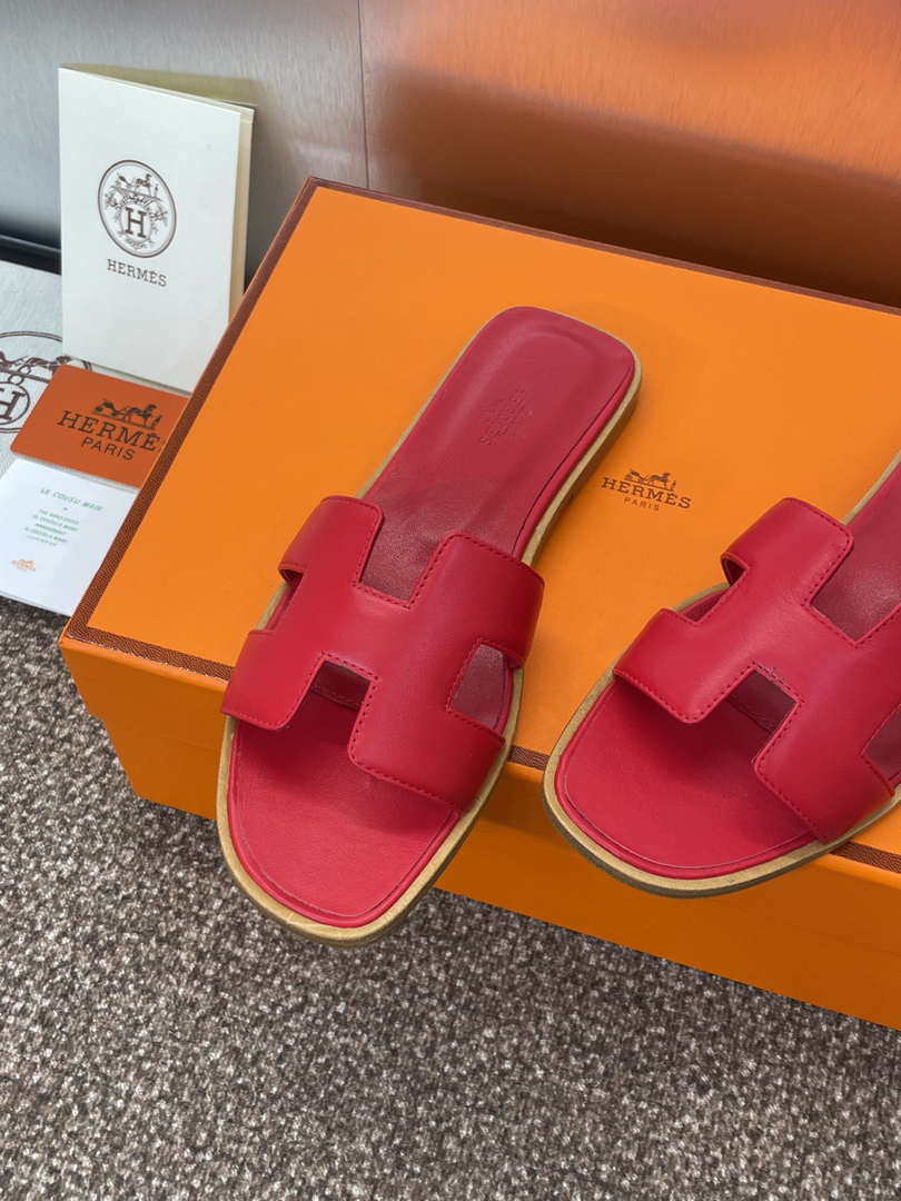 Hermes H021056Zv03340 Women Oran Sandal H33619
