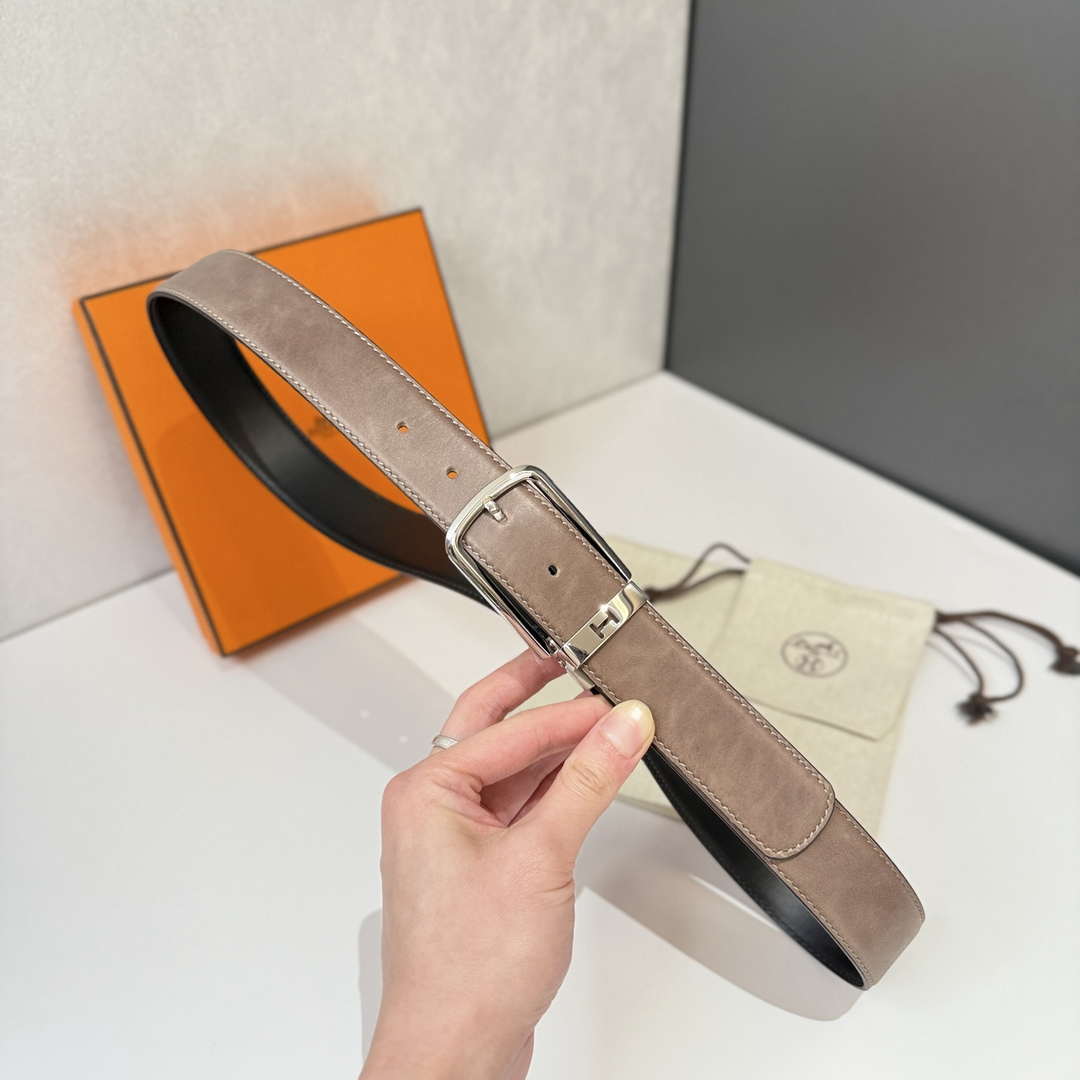 Hermes H049702CK89085 Needle buckle & leather strap 35 mm H88045