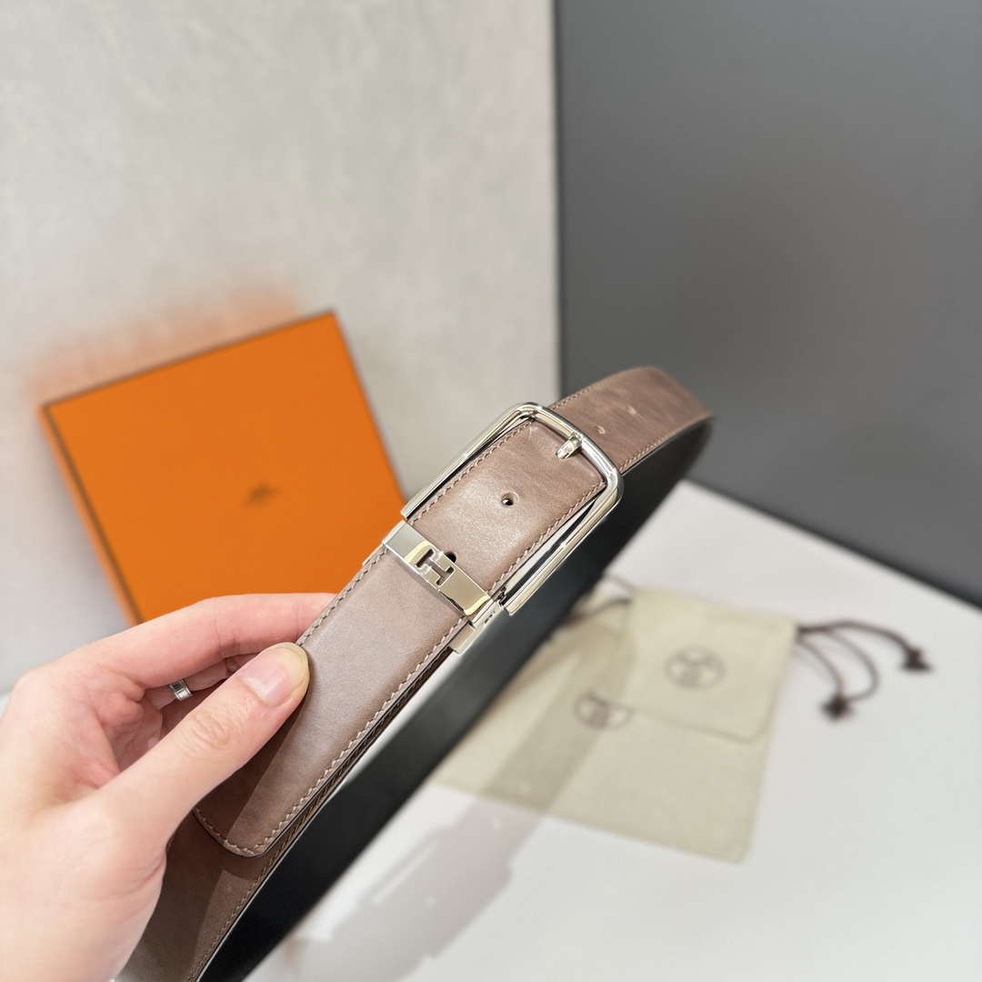 Hermes H049702CK89085 Needle buckle & leather strap 35 mm H88045