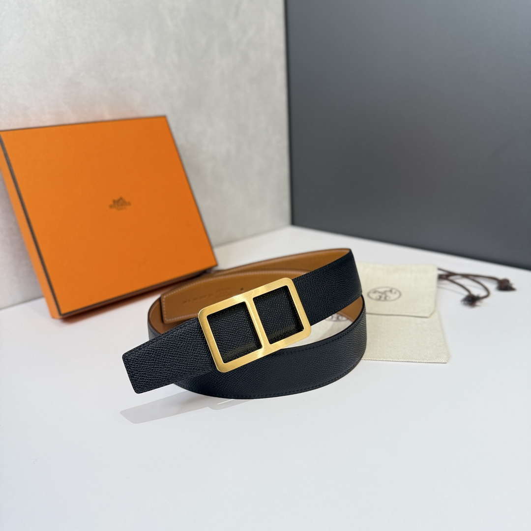 Hermes H049702CK89085 Needle buckle & leather strap 38 mm H88046