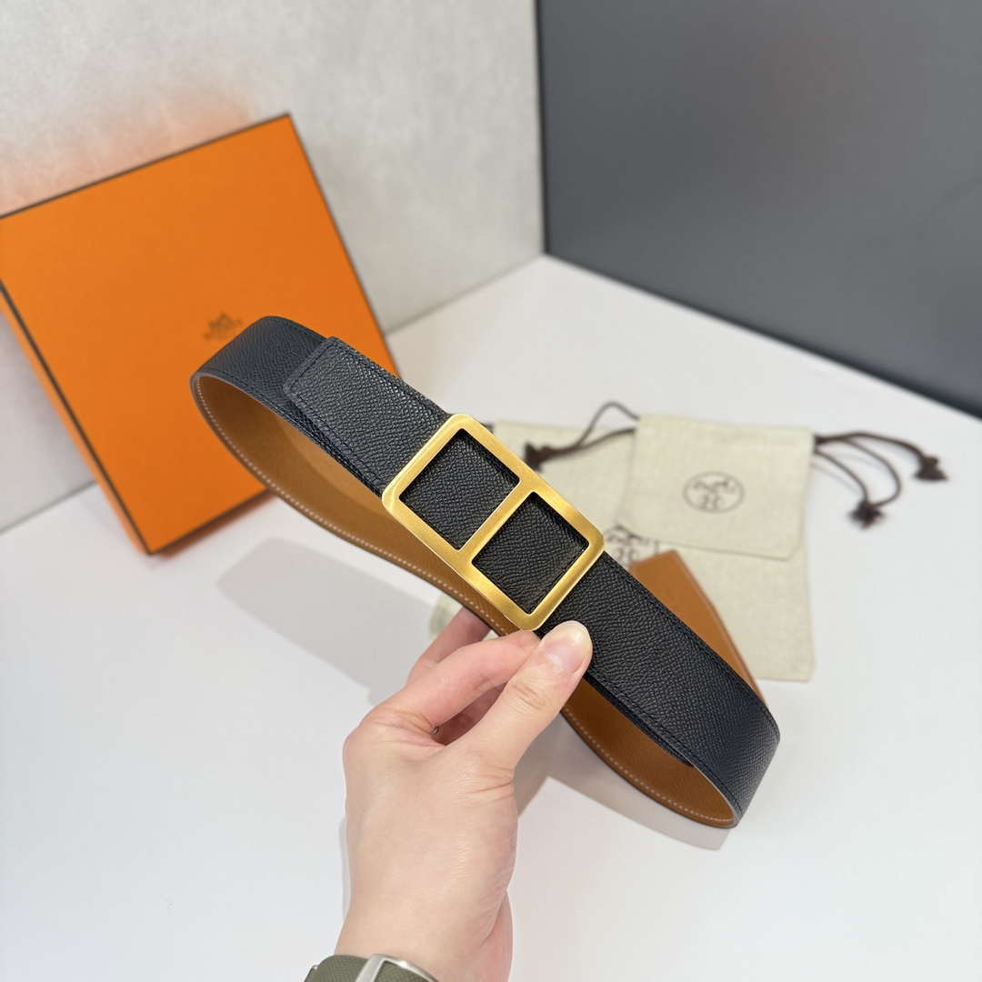 Hermes H049702CK89085 Needle buckle & leather strap 38 mm H88046