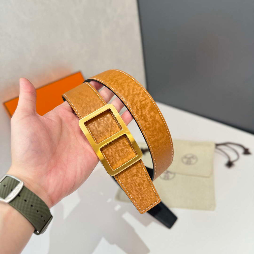 Hermes H049702CK89085 Needle buckle & leather strap 38 mm H88046