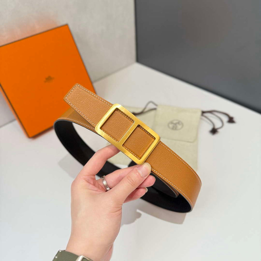 Hermes H049702CK89085 Needle buckle & leather strap 38 mm H88046