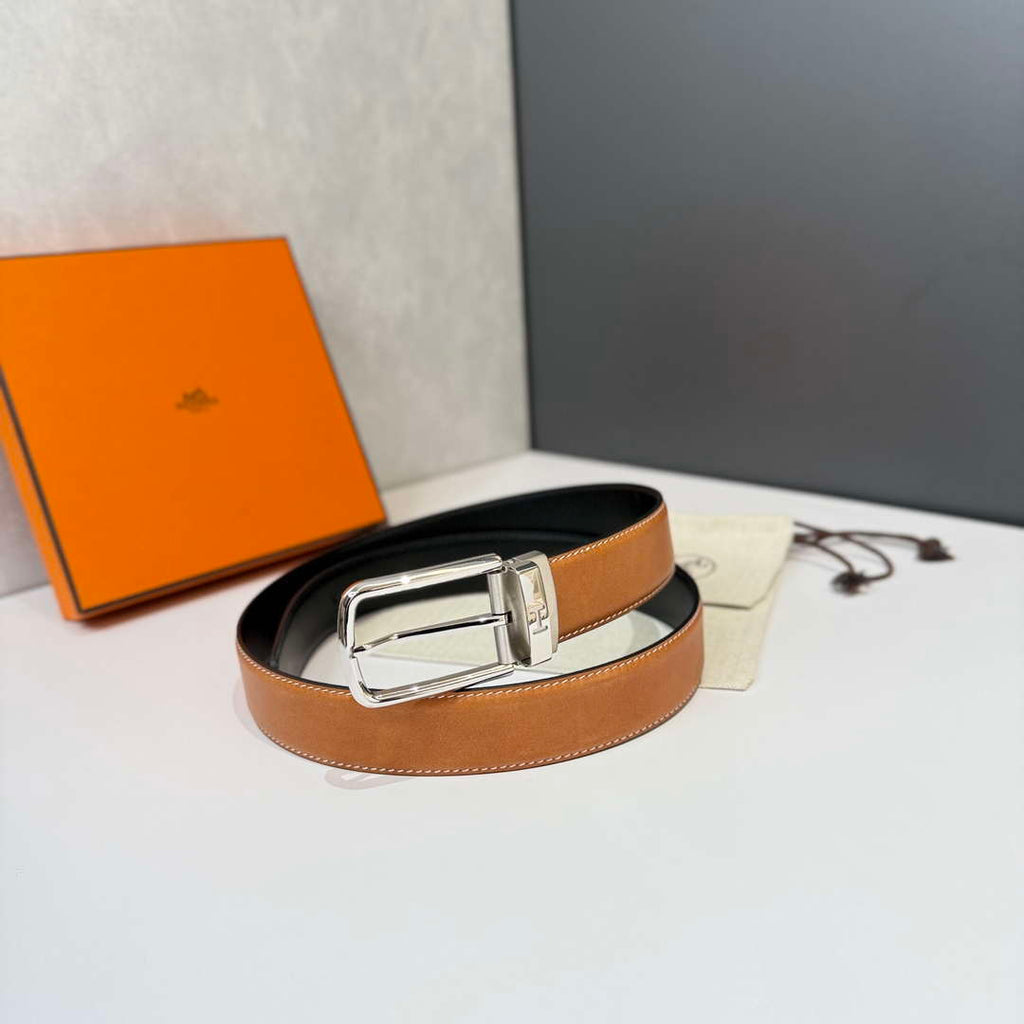 Hermes H049702CK89085 Needle buckle & leather strap 35 mm H88047