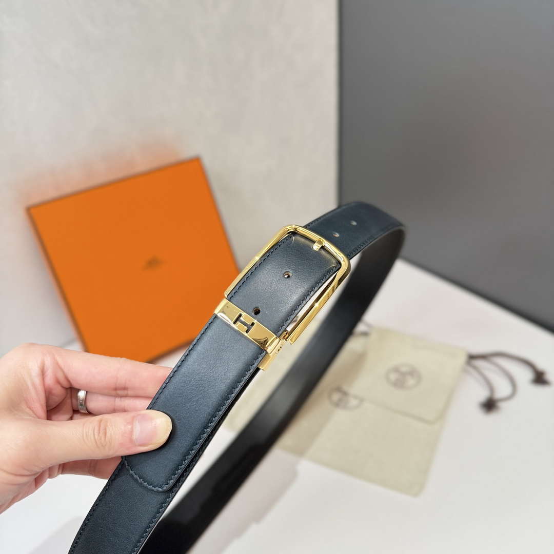 Hermes H049702CK89085 Needle buckle & leather strap 35 mm H88048