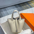 Hermes H056289 Picotin Lock 18 22 Bag H330013 Silver - 18 cm - View 1