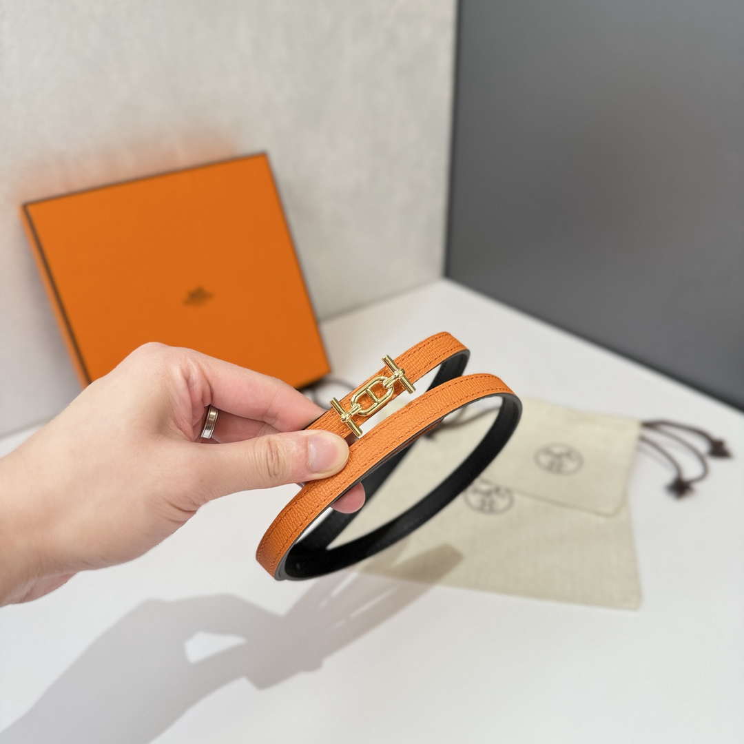Hermes H065538CAWN065 Constance belt buckle & Reversible leather strap 13 mm H88037