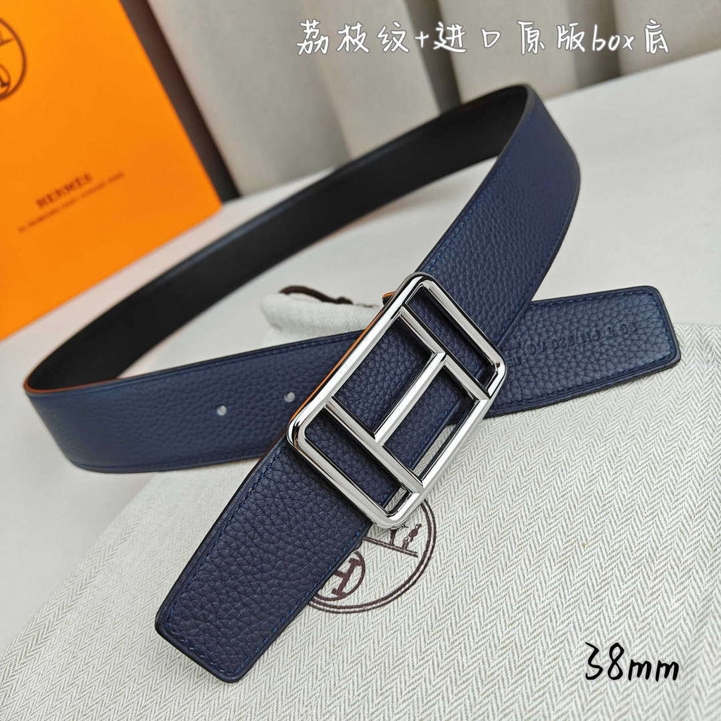 Hermes H066050CP2K H au Carre belt buckle & Reversible leather strap 38 mm H88010