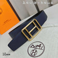Hermes H066050CP2K H au Carre belt buckle & Reversible leather strap 38 mm H88010