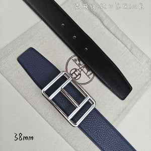 Hermes H066050CP2K H au Carre belt buckle & Reversible leather strap 38 mm H88010 - Gold / '--Please Select-- - View 8