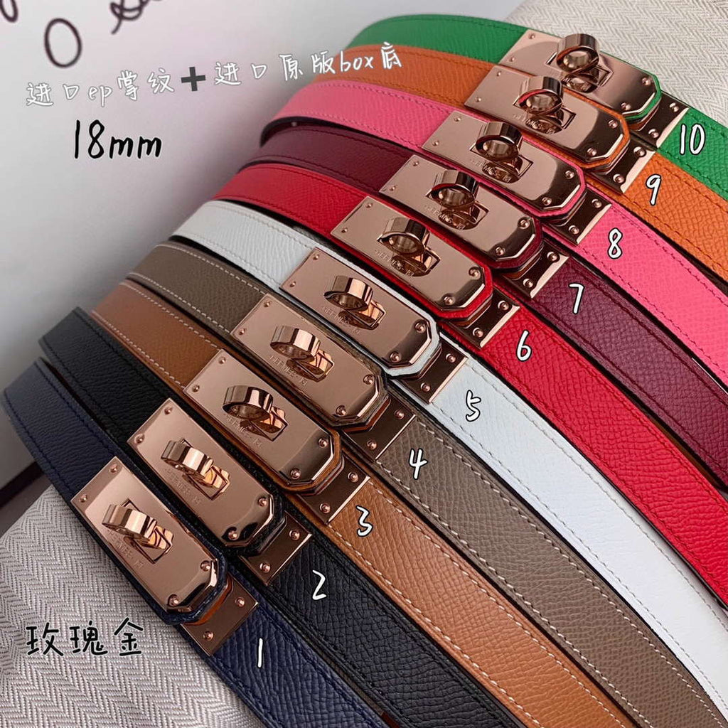Hermes H069853CK01 Kelly 18 belt H88080