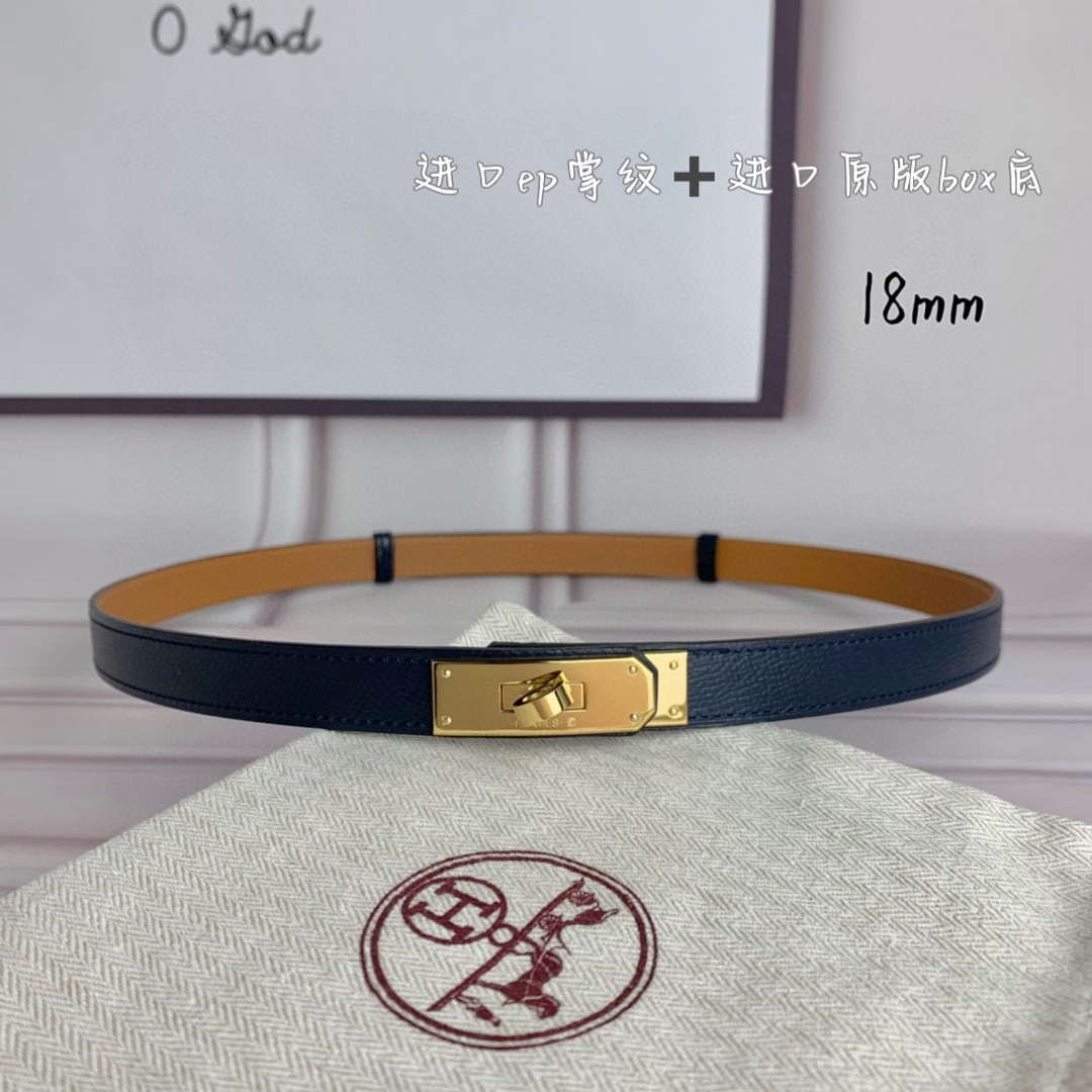 Hermes H069853CK01 Kelly 18 belt H88080