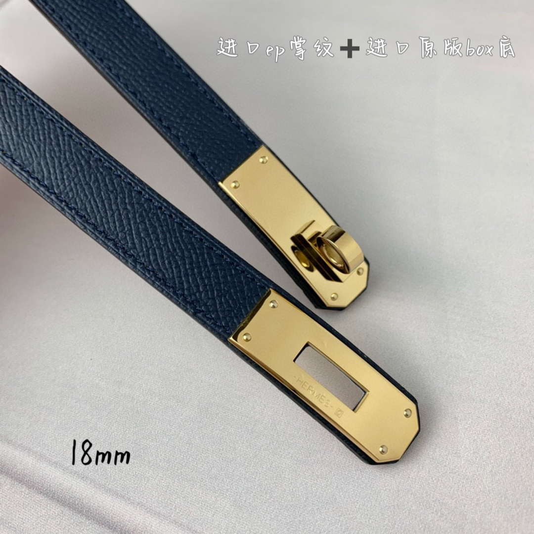 Hermes H069853CK01 Kelly 18 belt H88080