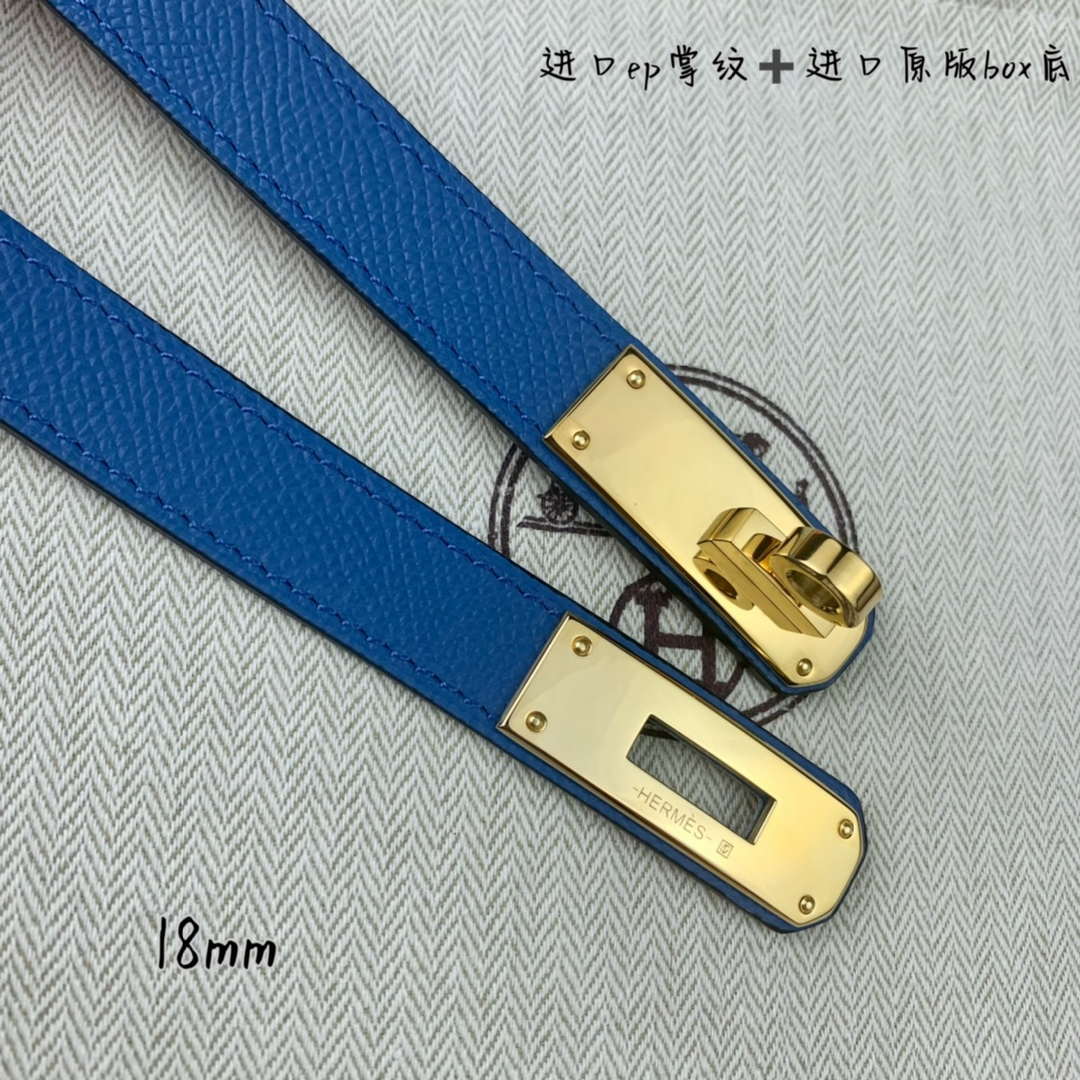Hermes H069853CK01 Kelly 18 belt H88090