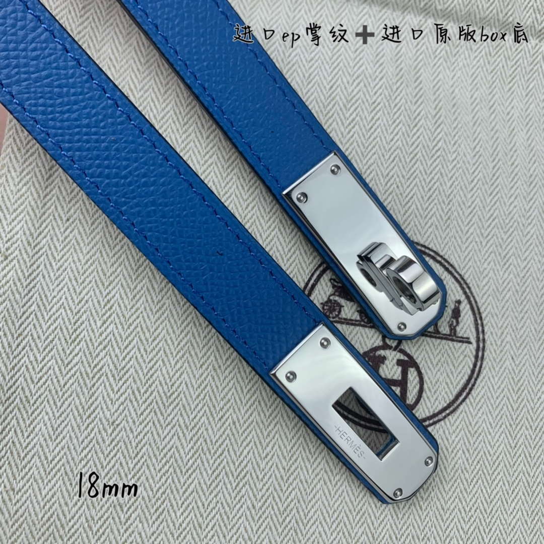 Hermes H069853CK01 Kelly 18 belt H88090