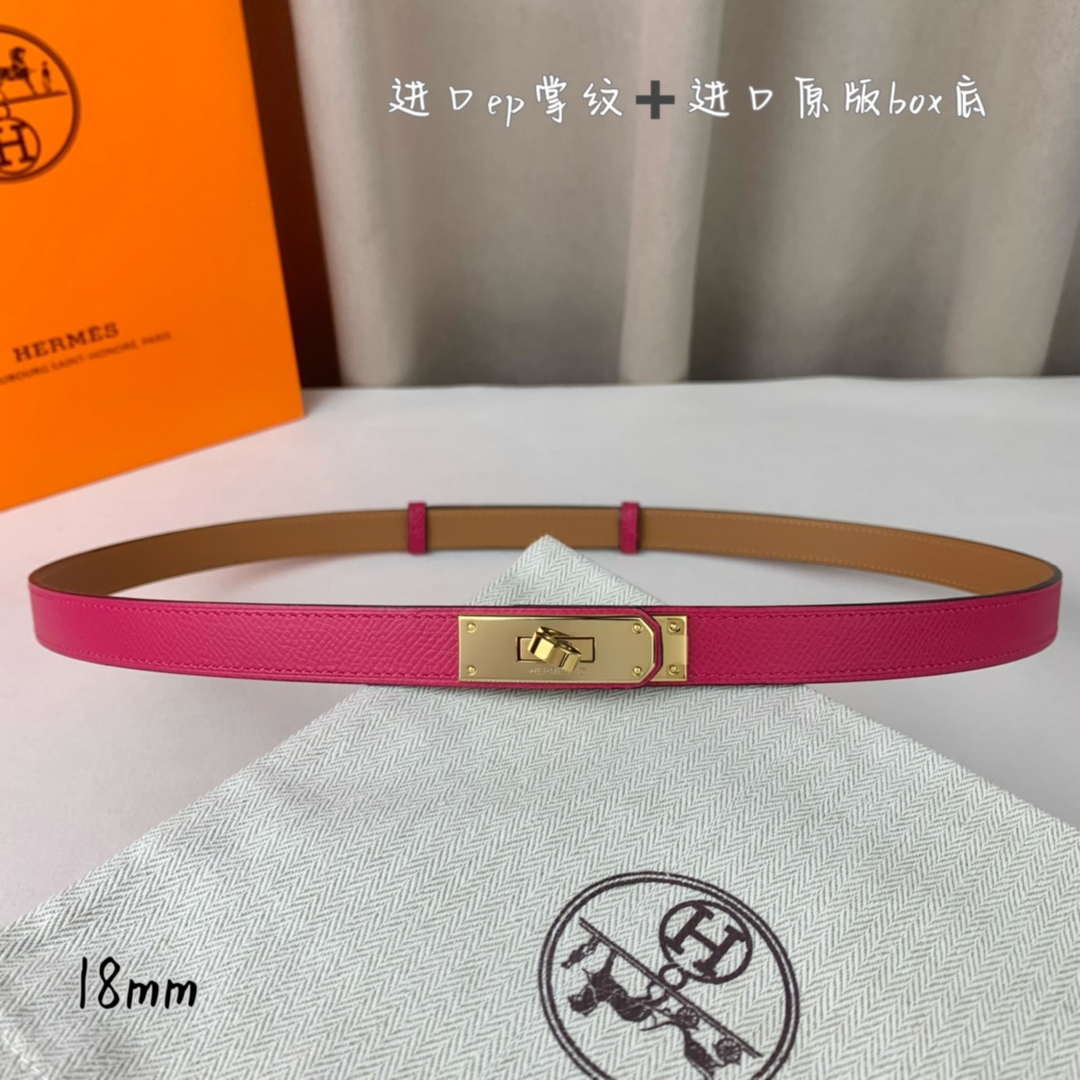 Hermes H069853CK01 Kelly 18 belt H88091