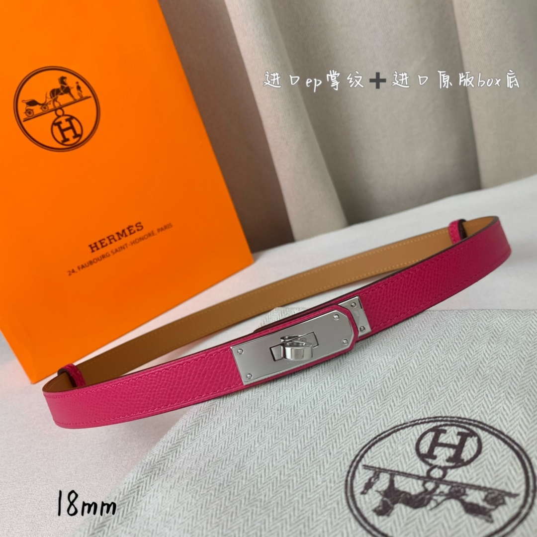 Hermes H069853CK01 Kelly 18 belt H88091