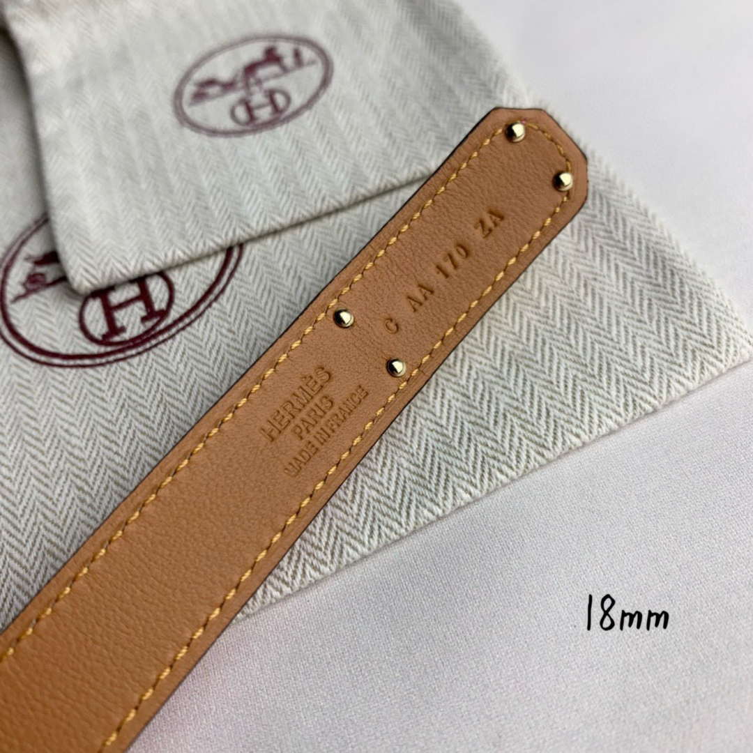 Hermes H069853CK01 Kelly 18 belt H88091