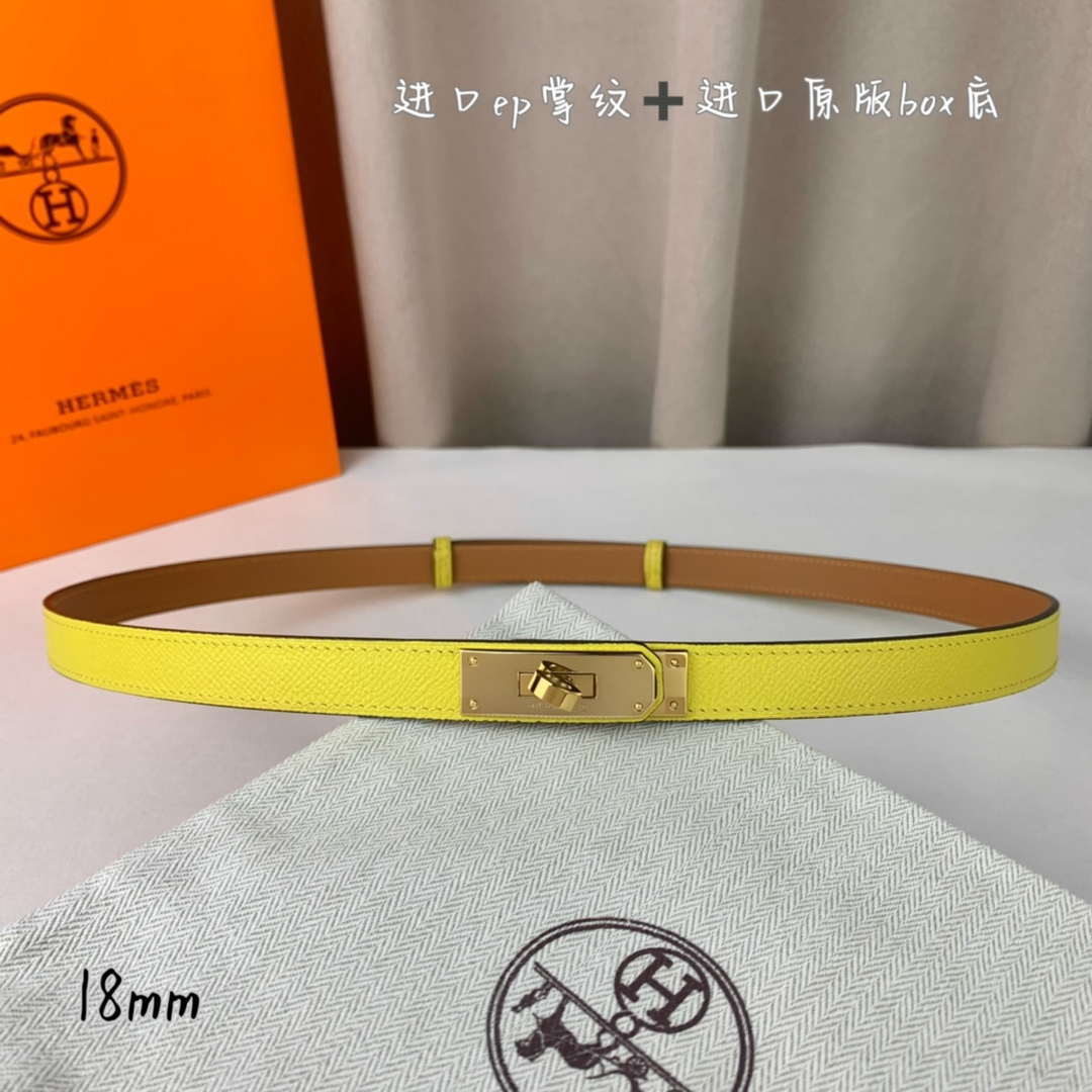 Hermes H069853CK01 Kelly 18 belt H88092