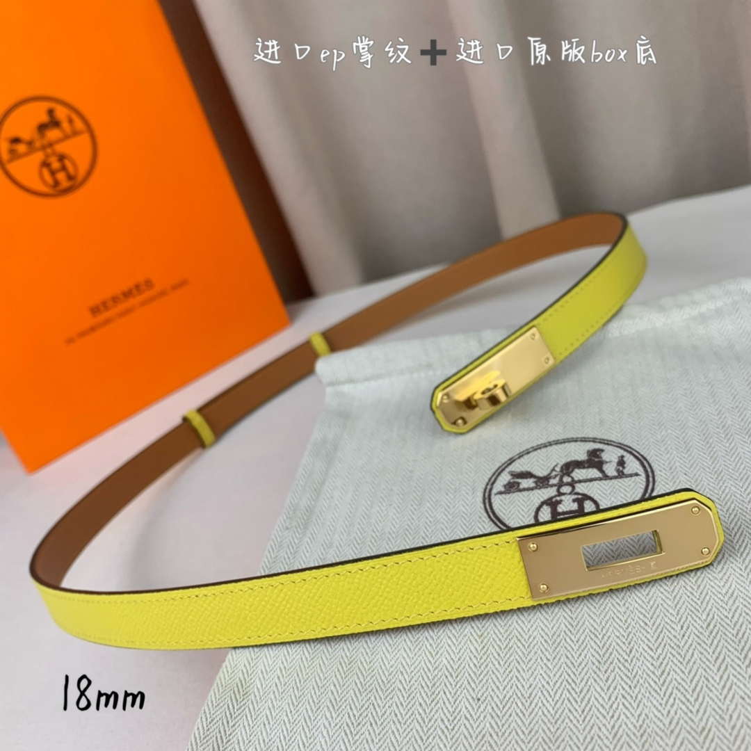 Hermes H069853CK01 Kelly 18 belt H88092