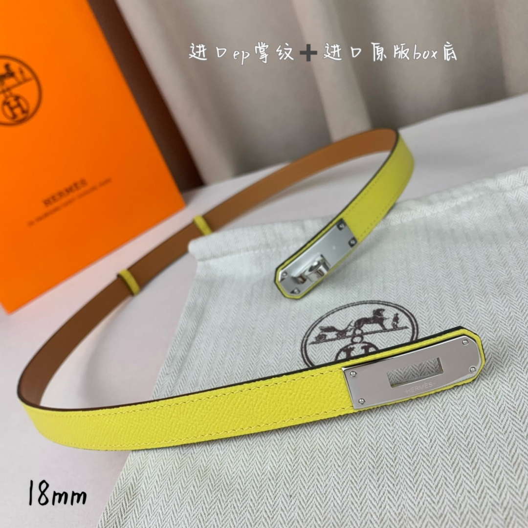 Hermes H069853CK01 Kelly 18 belt H88092