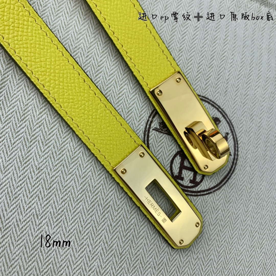 Hermes H069853CK01 Kelly 18 belt H88092
