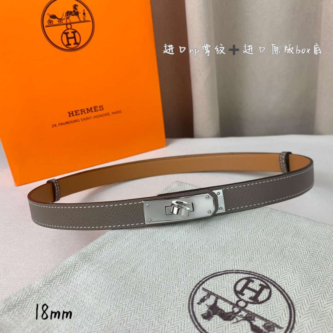 Hermes H069853CK01 Kelly 18 belt H88093