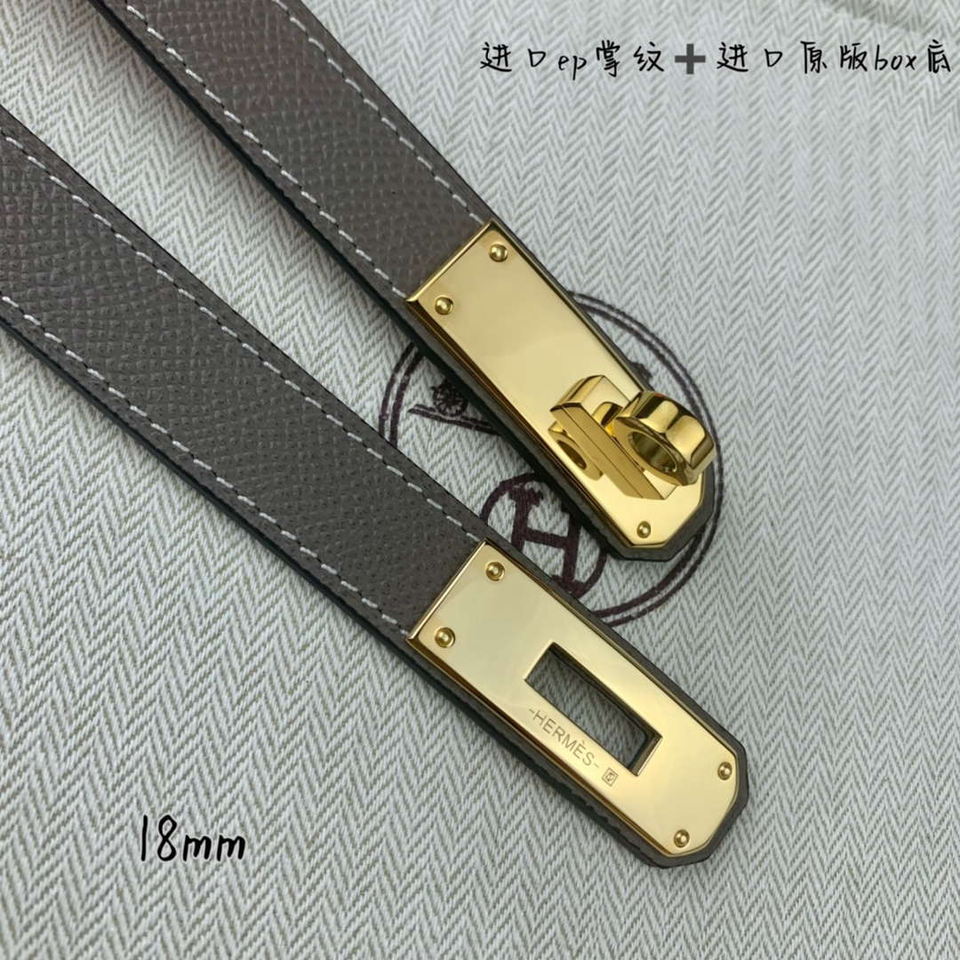 Hermes H069853CK01 Kelly 18 belt H88093