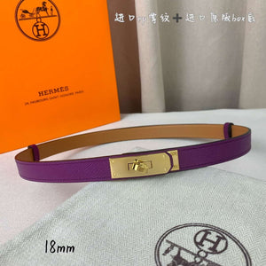 Hermes H069853CK01 Kelly 18 belt H88094 - Gold / '--Please Select-- - View 5