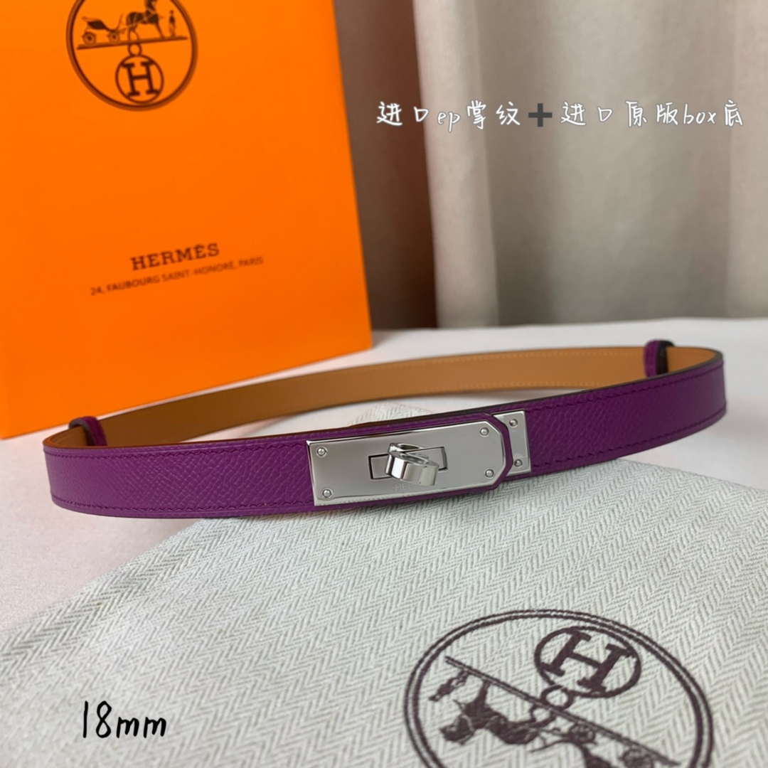 Hermes H069853CK01 Kelly 18 belt H88094