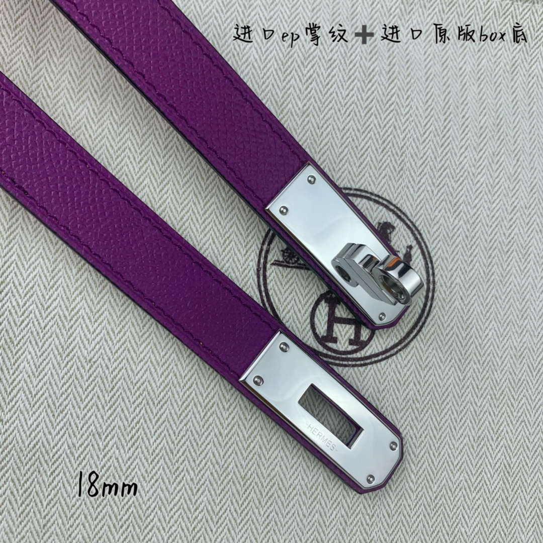 Hermes H069853CK01 Kelly 18 belt H88094