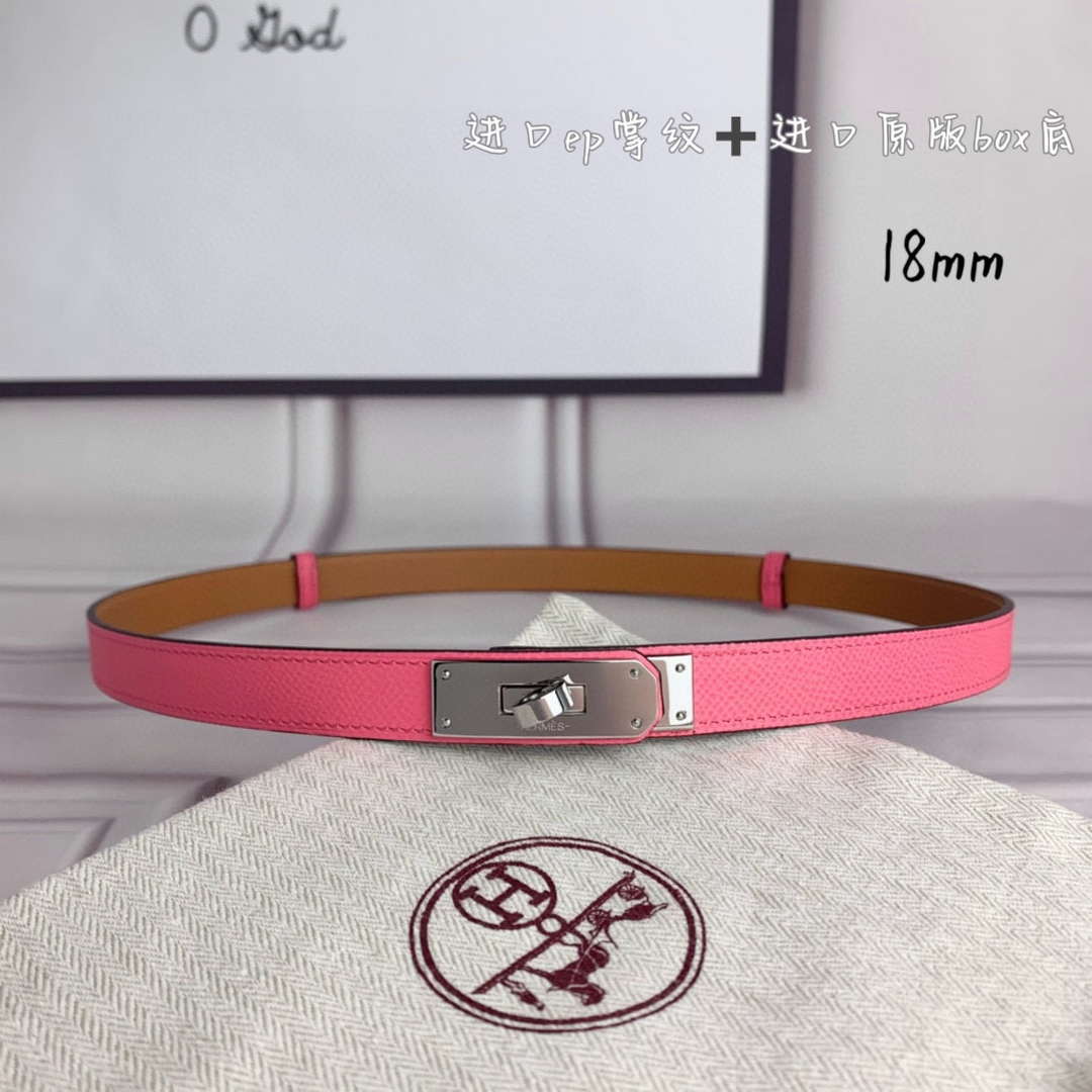 Hermes H069853CK01 Kelly 18 belt H88081