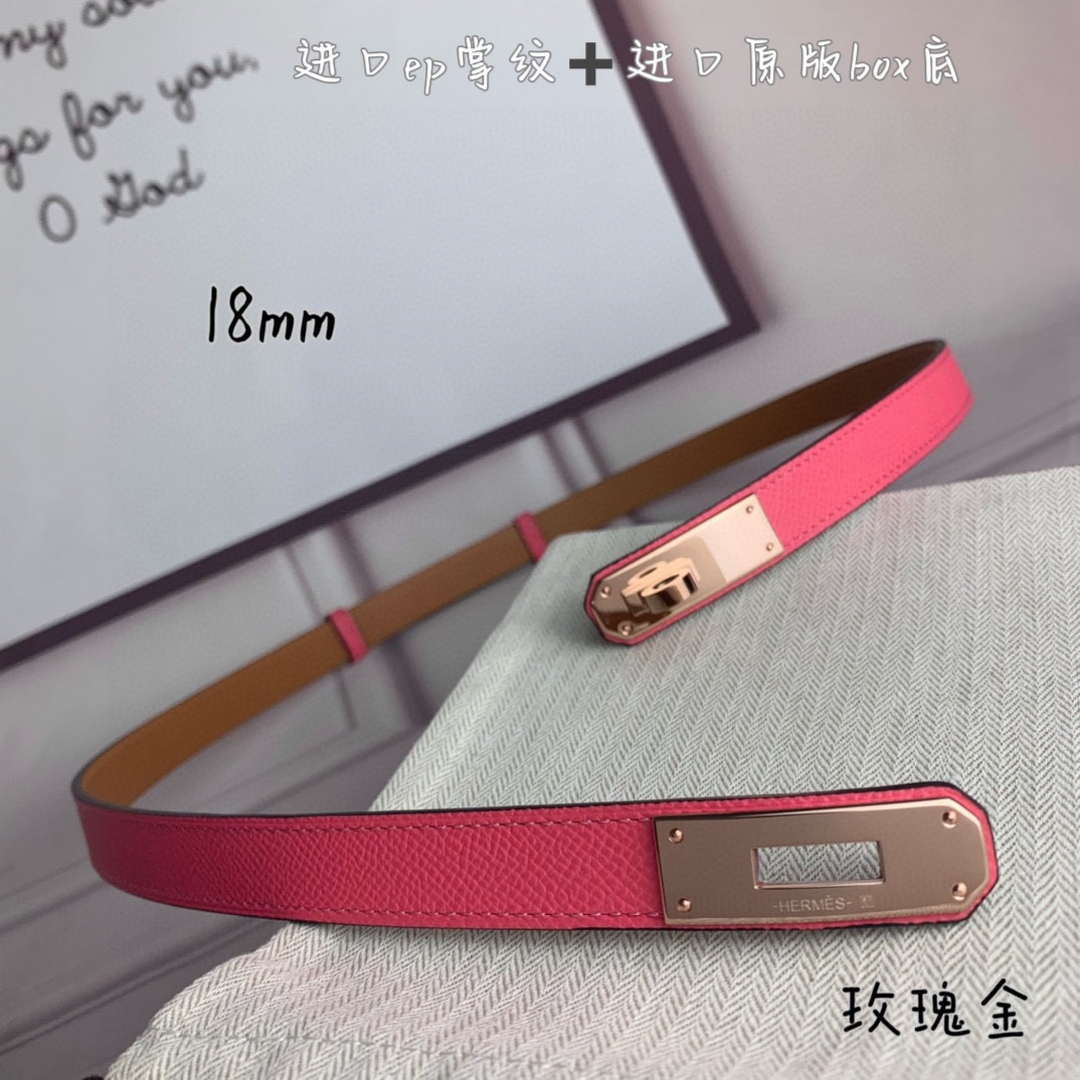 Hermes H069853CK01 Kelly 18 belt H88081