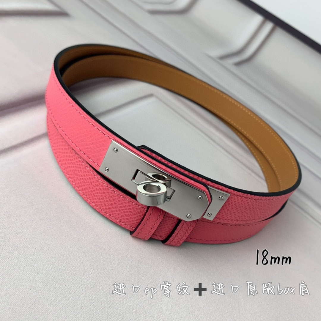 Hermes H069853CK01 Kelly 18 belt H88081