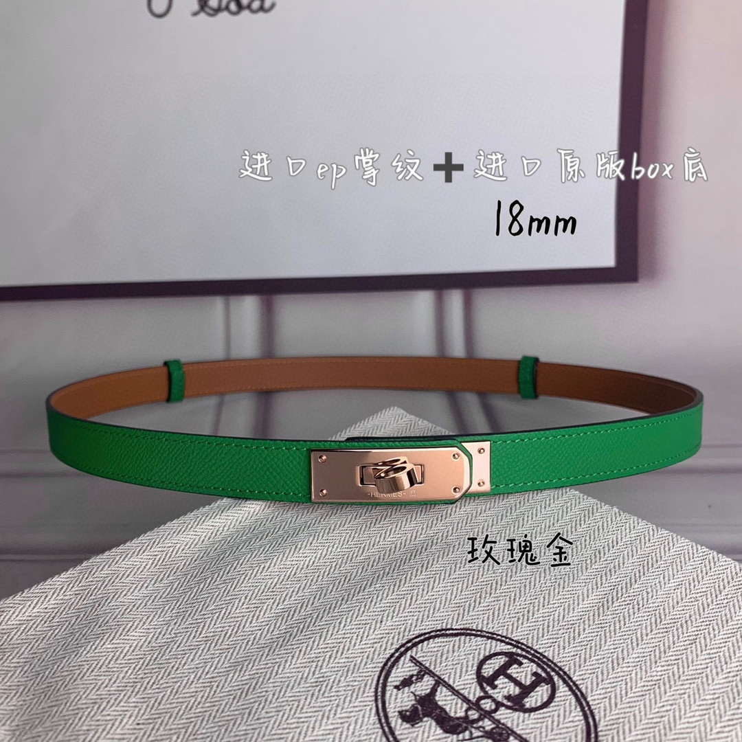 Hermes H069853CK01 Kelly 18 belt H88082