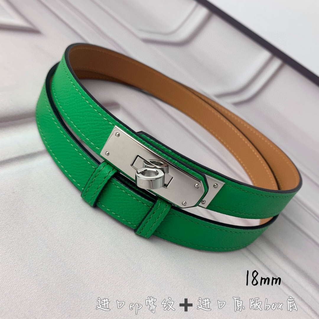 Hermes H069853CK01 Kelly 18 belt H88082