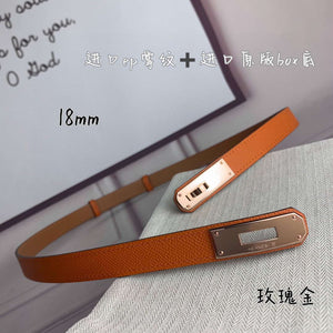Hermes H069853CK01 Kelly 18 belt H88083 - Gold / '--Please Select-- - View 5
