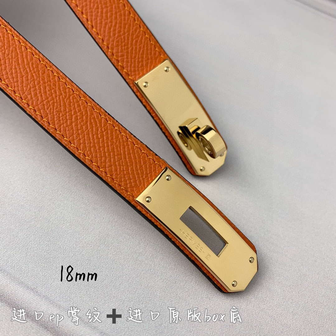 Hermes H069853CK01 Kelly 18 belt H88083