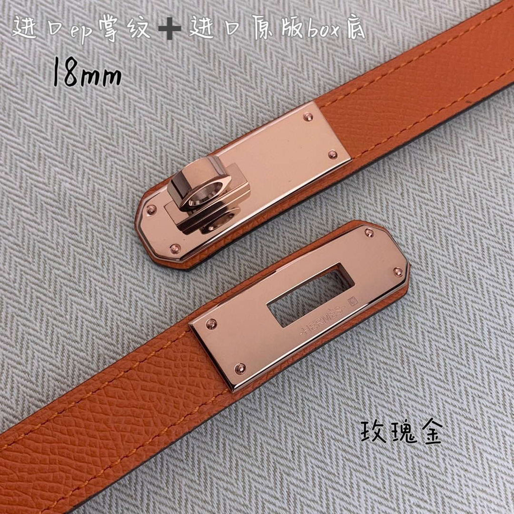 Hermes H069853CK01 Kelly 18 belt H88083