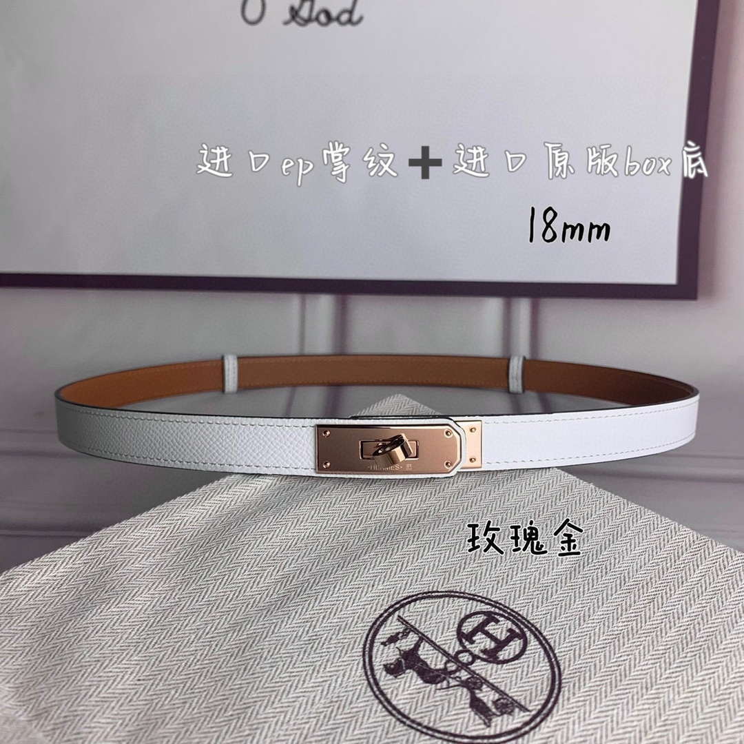 Hermes H069853CK01 Kelly 18 belt H88084