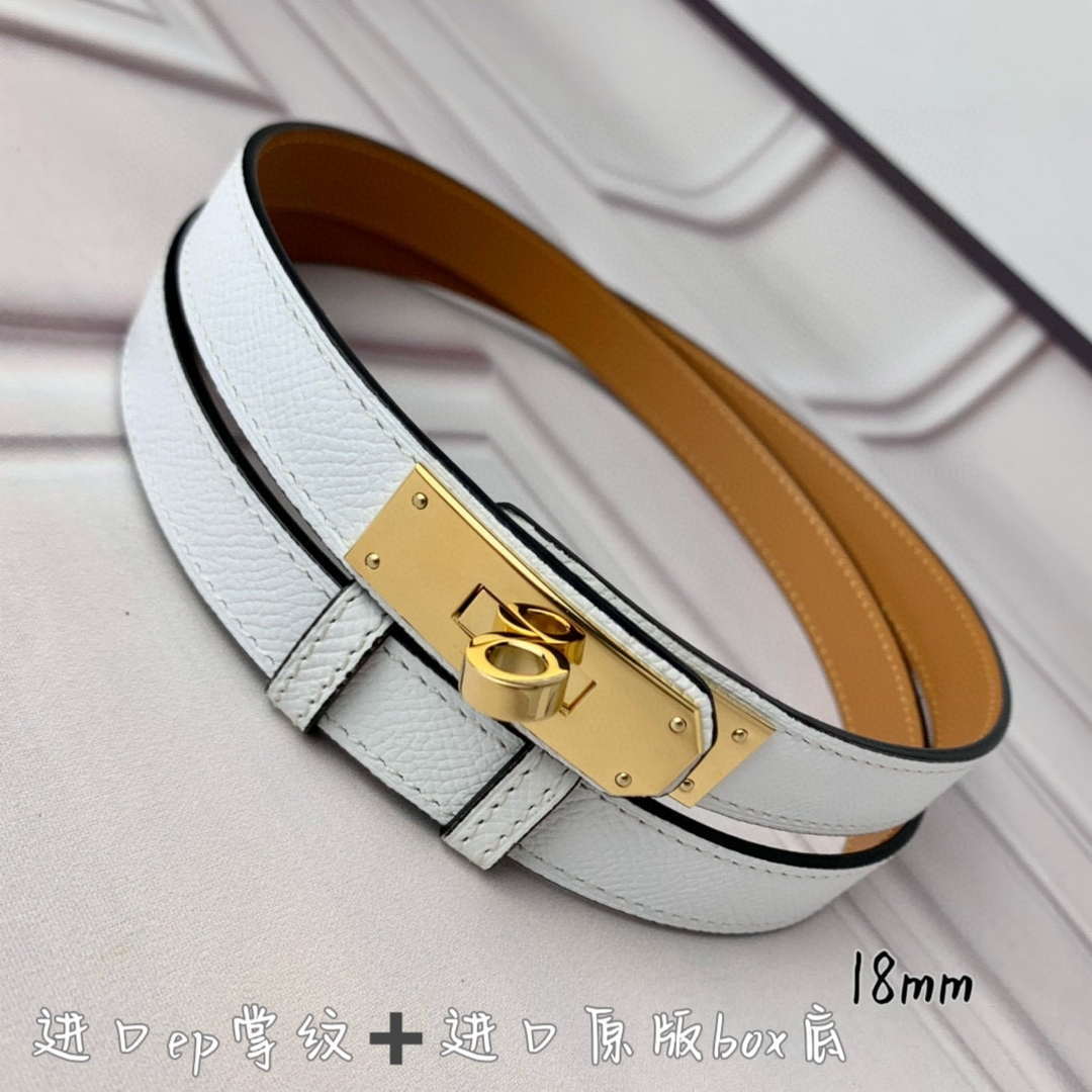 Hermes H069853CK01 Kelly 18 belt H88084