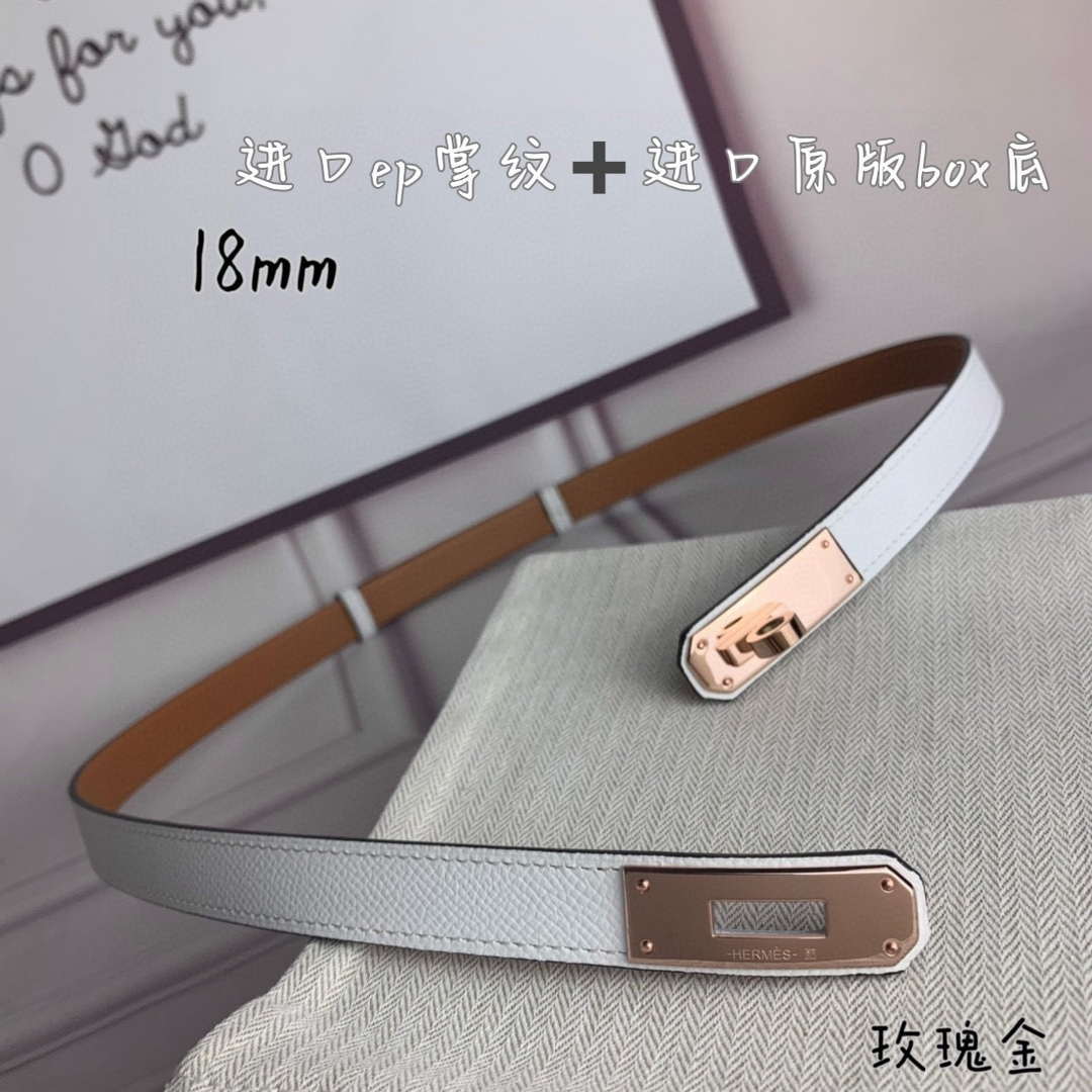 Hermes H069853CK01 Kelly 18 belt H88084