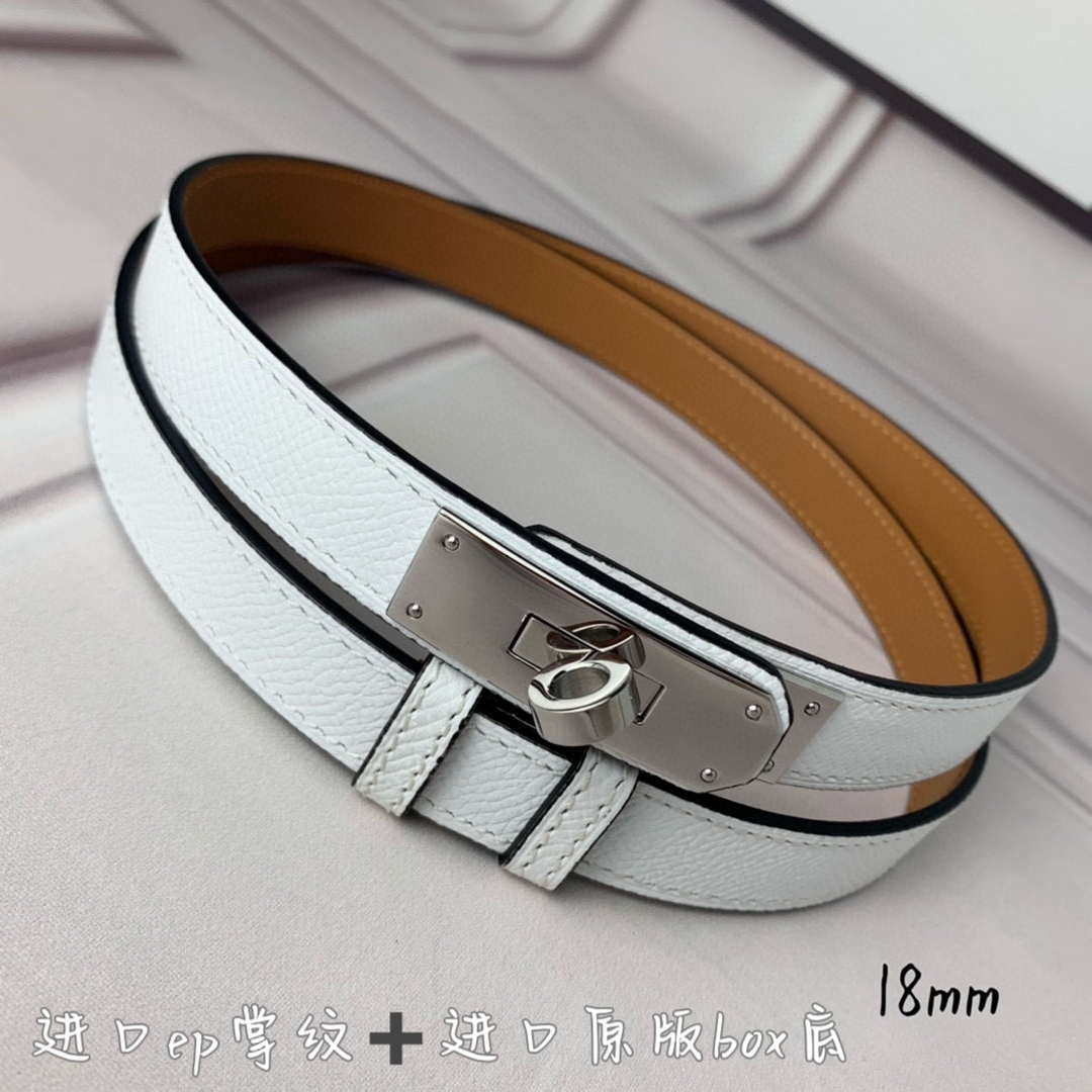 Hermes H069853CK01 Kelly 18 belt H88084