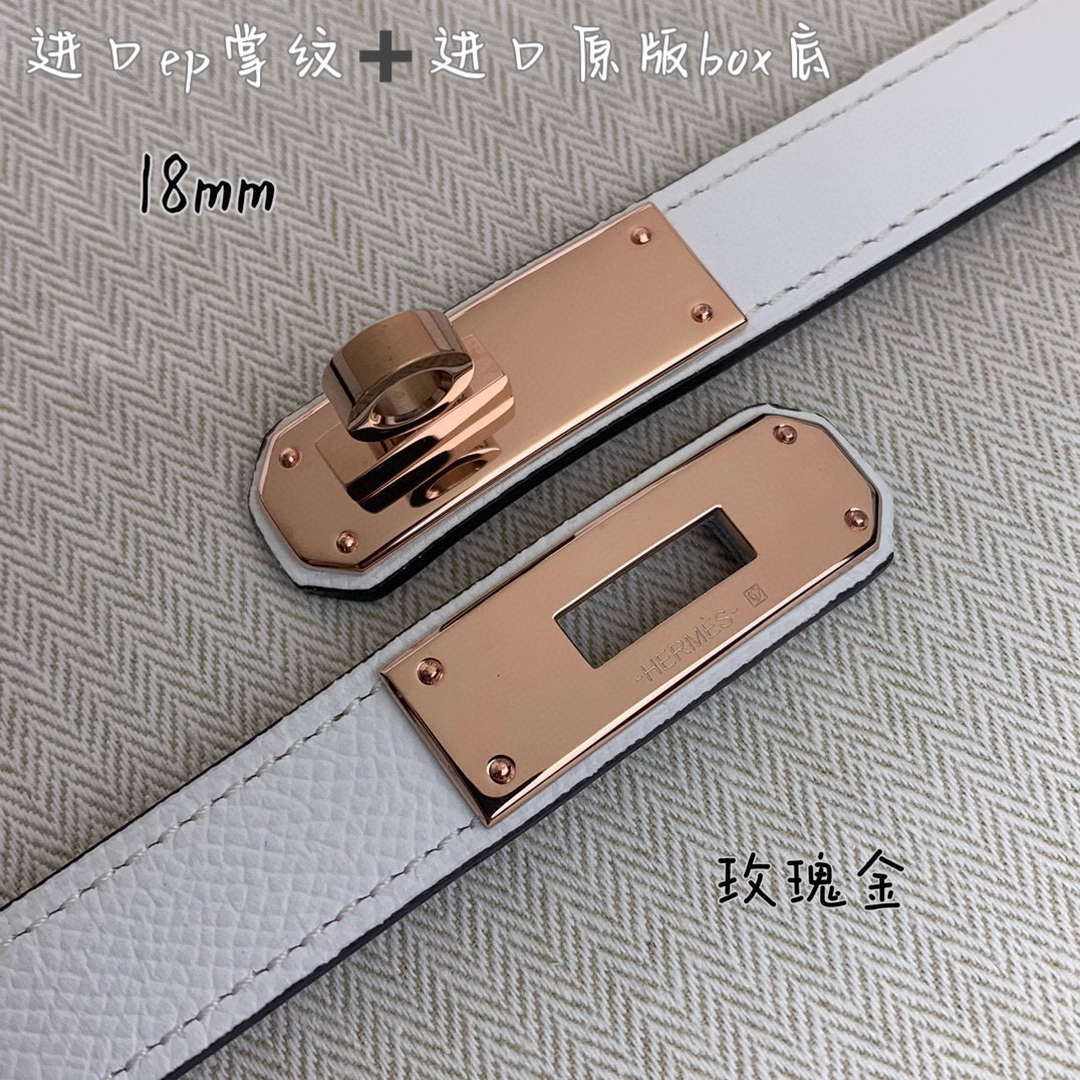 Hermes H069853CK01 Kelly 18 belt H88084