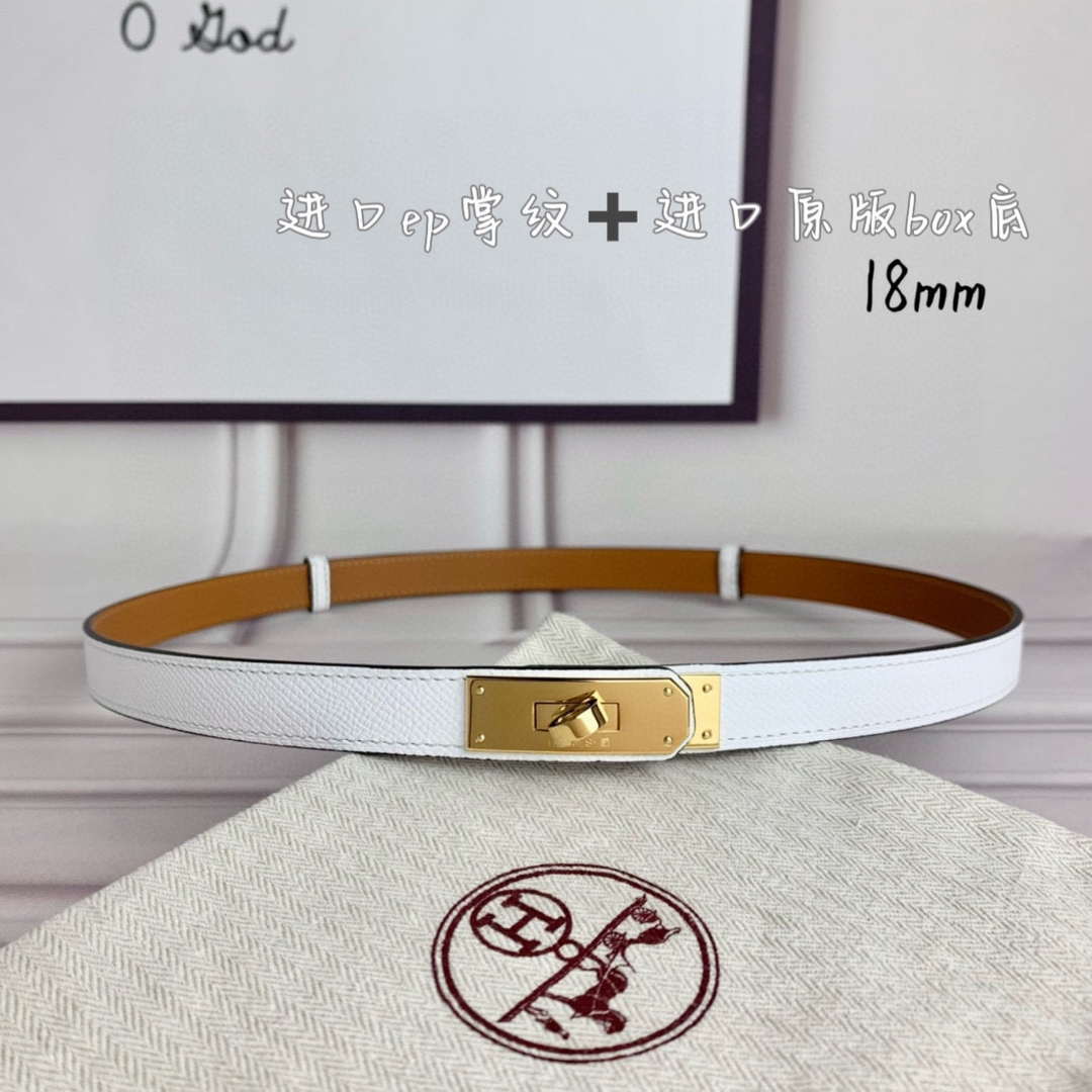 Hermes H069853CK01 Kelly 18 belt H88084