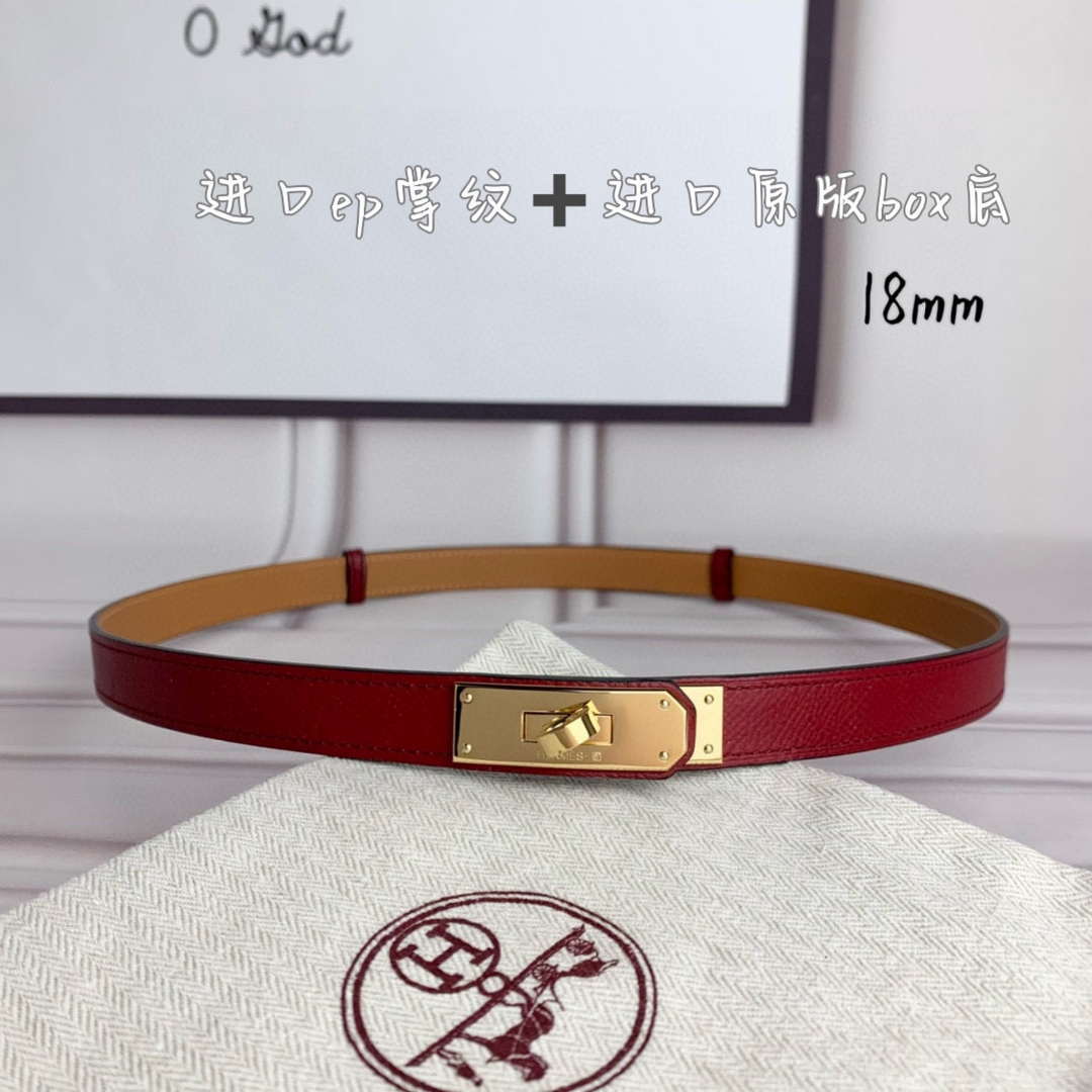 Hermes H069853CK01 Kelly 18 belt H88085