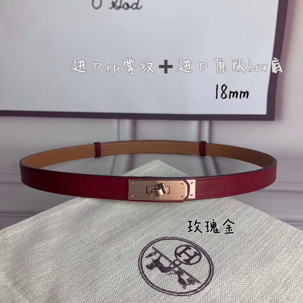 Hermes H069853CK01 Kelly 18 belt H88085