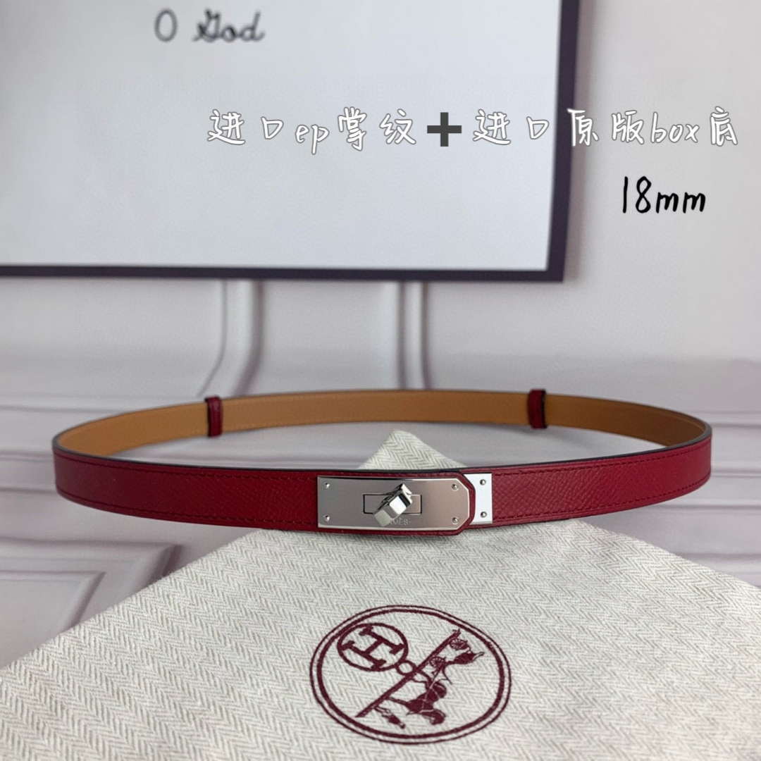 Hermes H069853CK01 Kelly 18 belt H88085