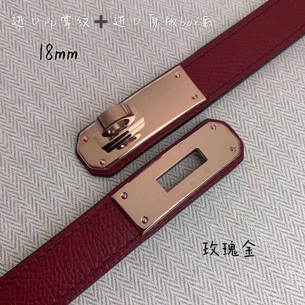 Hermes H069853CK01 Kelly 18 belt H88085